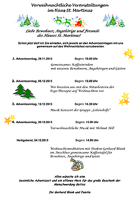 Martinus Vorweihnachtliche Veranstaltungen 2015_1