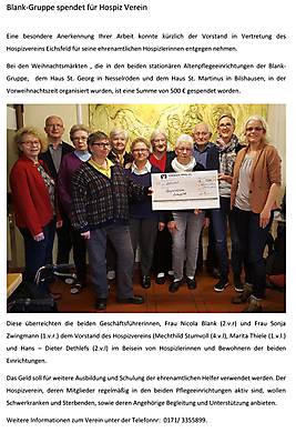 Blank-Gruppe spendet für Hospiz Verein_1