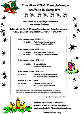 Adventspgrogramm im Haus St. Georg 2018_1