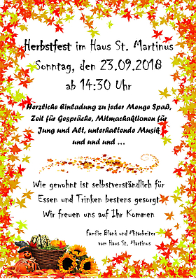Herbstfest 2018 im Haus St. Martinus_1